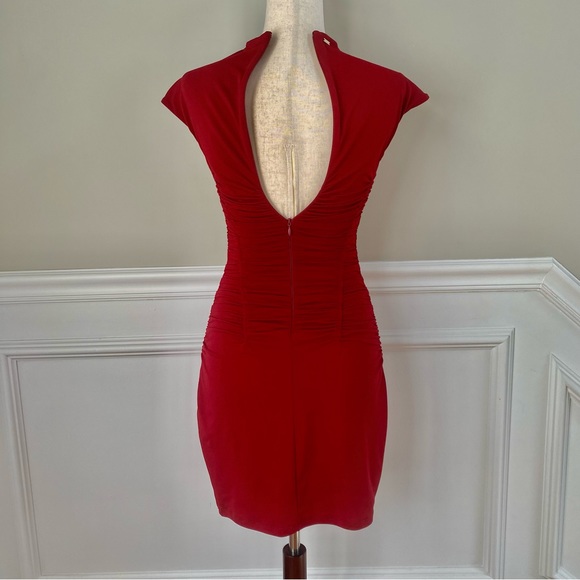 Marciano Sexy Red/Burgundy Body-con Dress Size XS - Picture 4 of 10